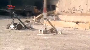 استهداف قوات النظام من قبل لواء صقور الفرات في حي الرصافة في مدينة دير الزور