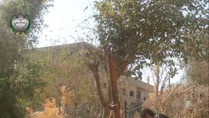 استهداف  قوات النظام بقذائف الهاون من قبل لواء جند الرحمن في الصناعة في محافظة دير الزور