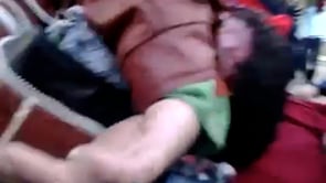 جثمان محمود محمد برماوي في حي طريق السد في مدينة درعا