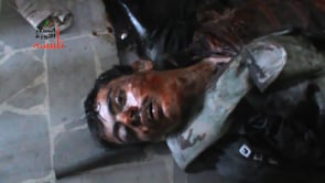 جثمان محمود محمد الزوكاري في تلبيسة في محافظة حمص