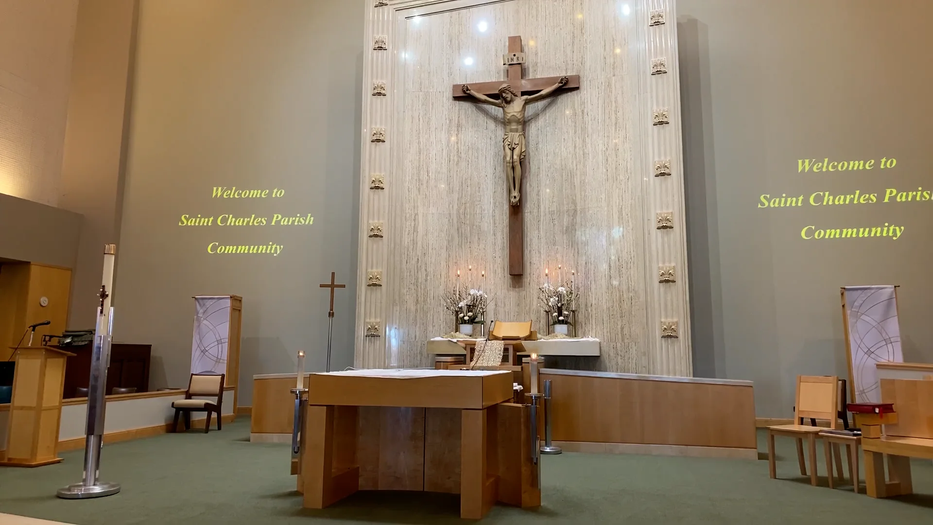 Saint Charles Parish Sunday Masses - 4-27-24 5:00 Mass on Vimeo