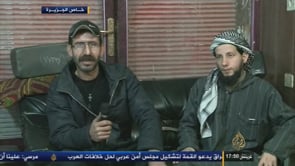 نزوح الأهالي جراء قصف للنظام في مدينة دير الزور في محافظة دير الزور