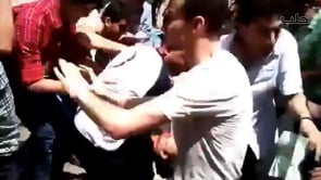 تفريق مظاهرة وسقوط  قتيل  في صلاح الدين في محافظة حلب