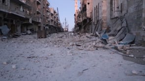 مدينة فارغة من أهلها يملؤها الحزن والدمار مدينة معرة النعمان كما لم تشهد