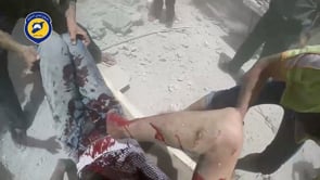 قصف مدفعي على السوق الشعبي في مدينة كفربطنا بريف دمشق من قبل النظام