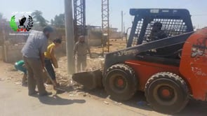 تقرير حول حملة النظافة التي أطلقها تجمع أحرار حوران