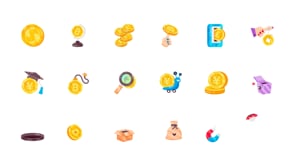 Animated Gold Coin Stickers, an Emoji Icon by Vectors Market (Thumbnail 6 of 6)
