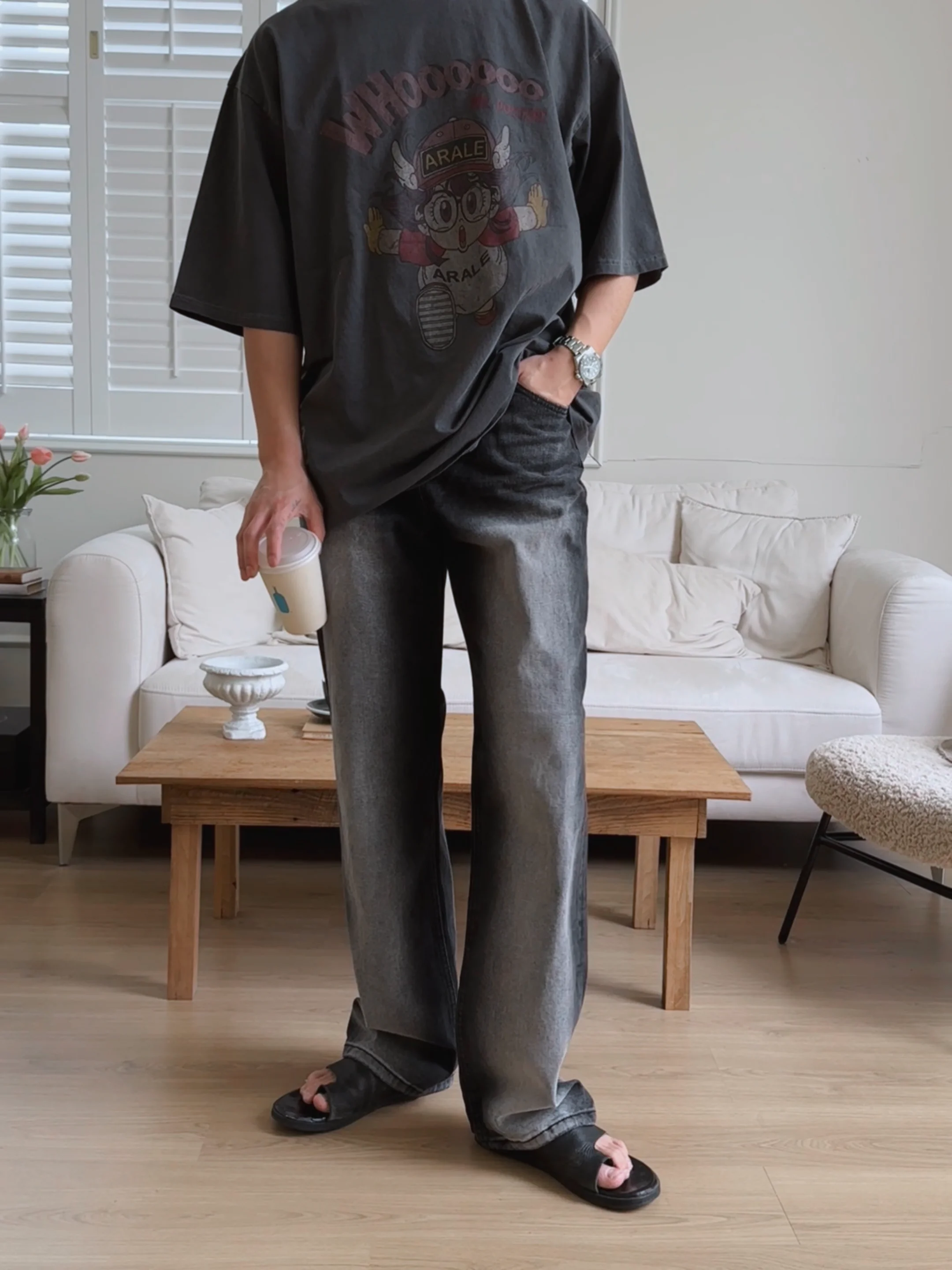 【DEARMINE】Sand Brush Denim Pants DEARMINE】Sand Brush Denim Pants (DEARMINE/デニム・ジーパン