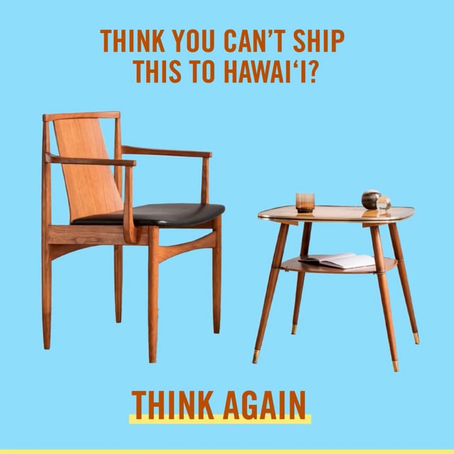 Ship to Hawaii Social Ad Campaign - Furniture