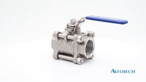 Ball valve, 3-part