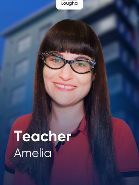 Amelia, English teacher at Lougha Institute