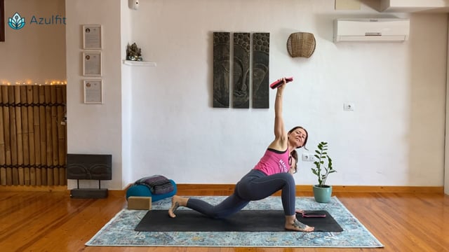 Flow Yoga With Weights