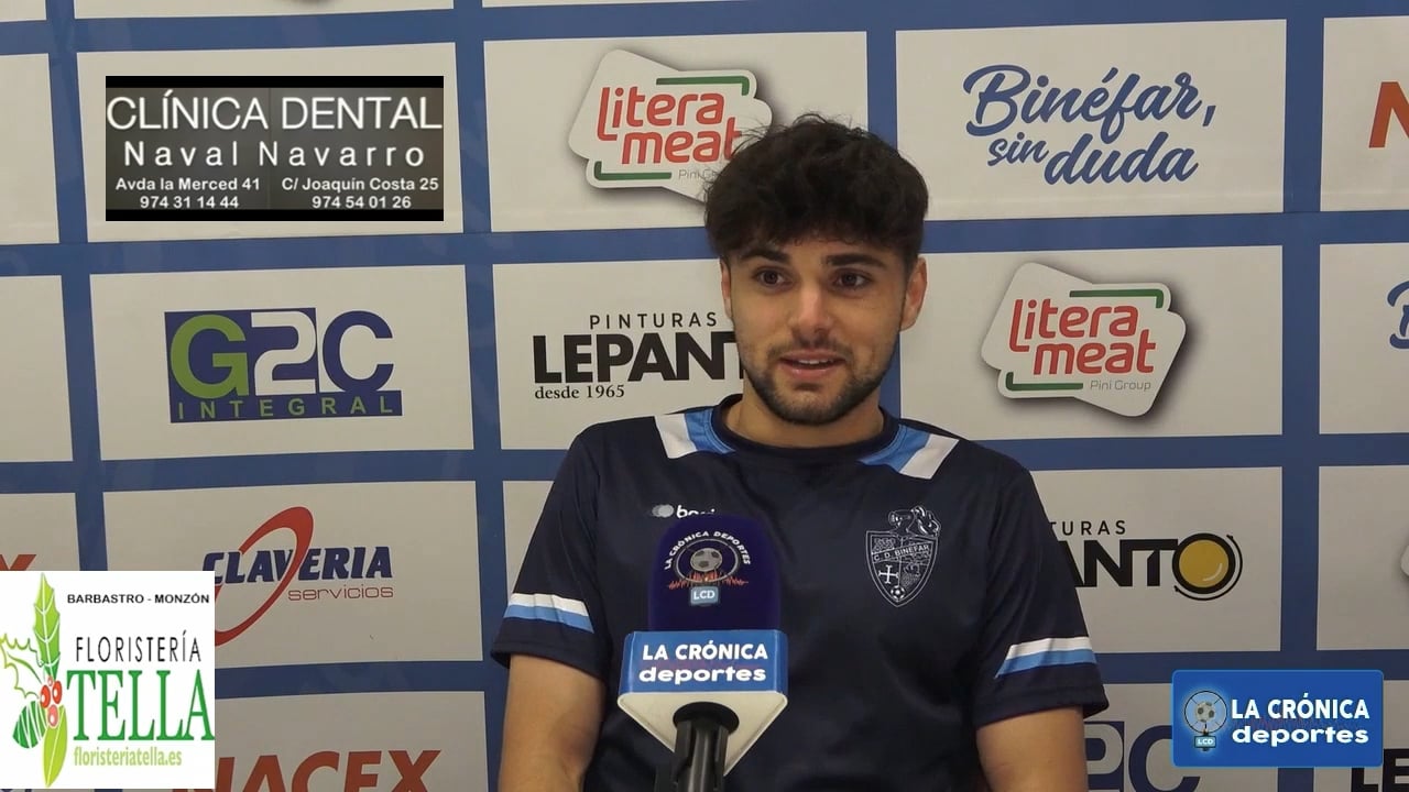 VICEN TORRES (Jugador Binéfar) CD Binéfar 1-0 CD Illueca / Jor. 31 / Tercera Rfef