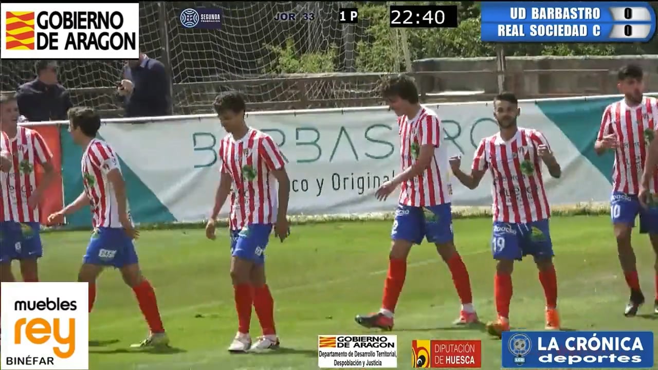 (RESUMEN, GOLES, HOMENAJES Y FIESTA) UD Barbastro 3-1 Real Sociedad / Jor. 33 - Segunda Rfef / Gr 2