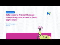 Sponsored talk: Data chaos to AI breakthrough: streamlining data access in GenAI applications