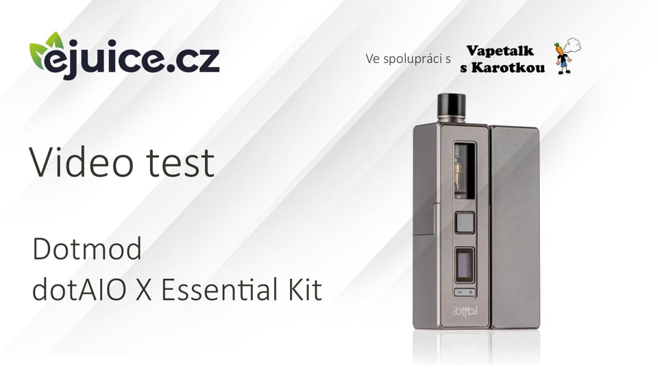 Dotmod dotAIO X Essential Kit - video test (CZ)