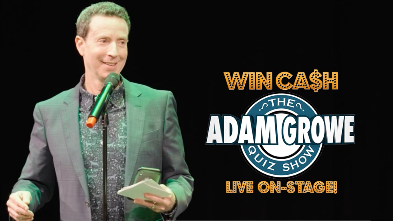 Adam Growe - The Adam Growe Quiz Show, Theatre Event 2024