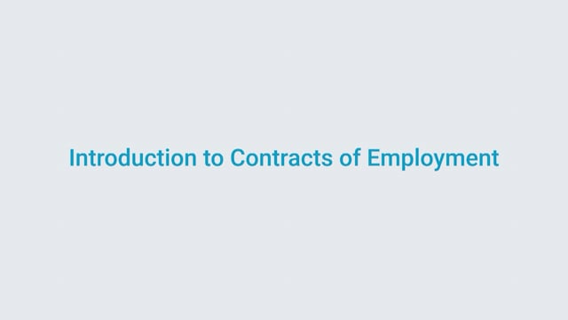 Module 01: Understanding Contracts of Employment - Video Thumbnail