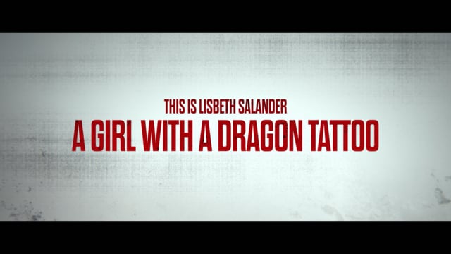 This is Lisbeth Salander - A Girl With A Dragon Tattoo
