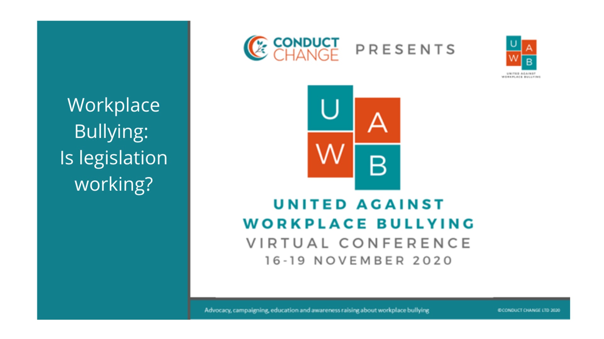 Workplace Bullying: Is legislation working?