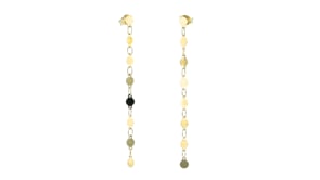 14kt Yellow Gold Linear Drop Earrings