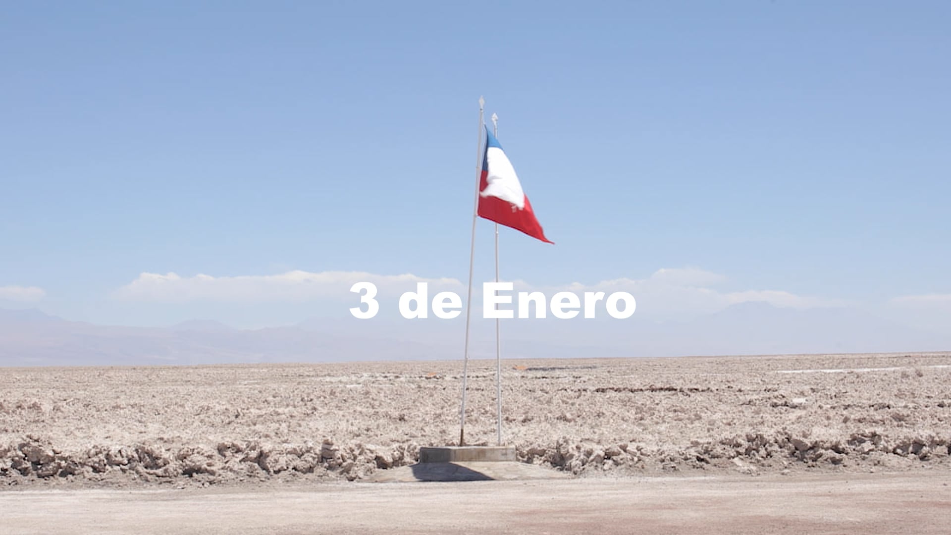 Llano de la Paciencia: 3 de enero