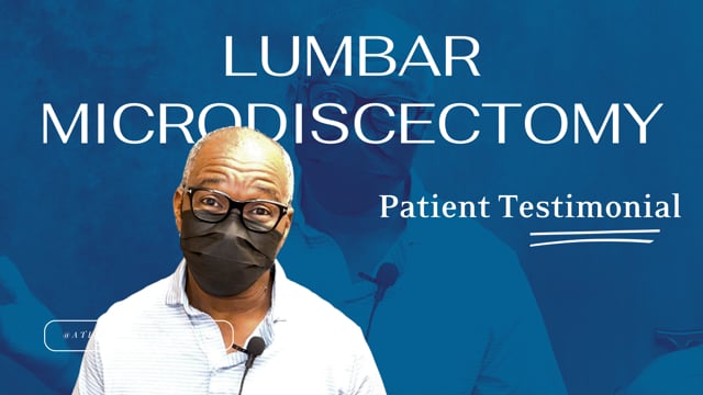 Video Testimonial by Lumbar Microdiscectomy at Atlantic Spine Center - Leon’s Testimonial