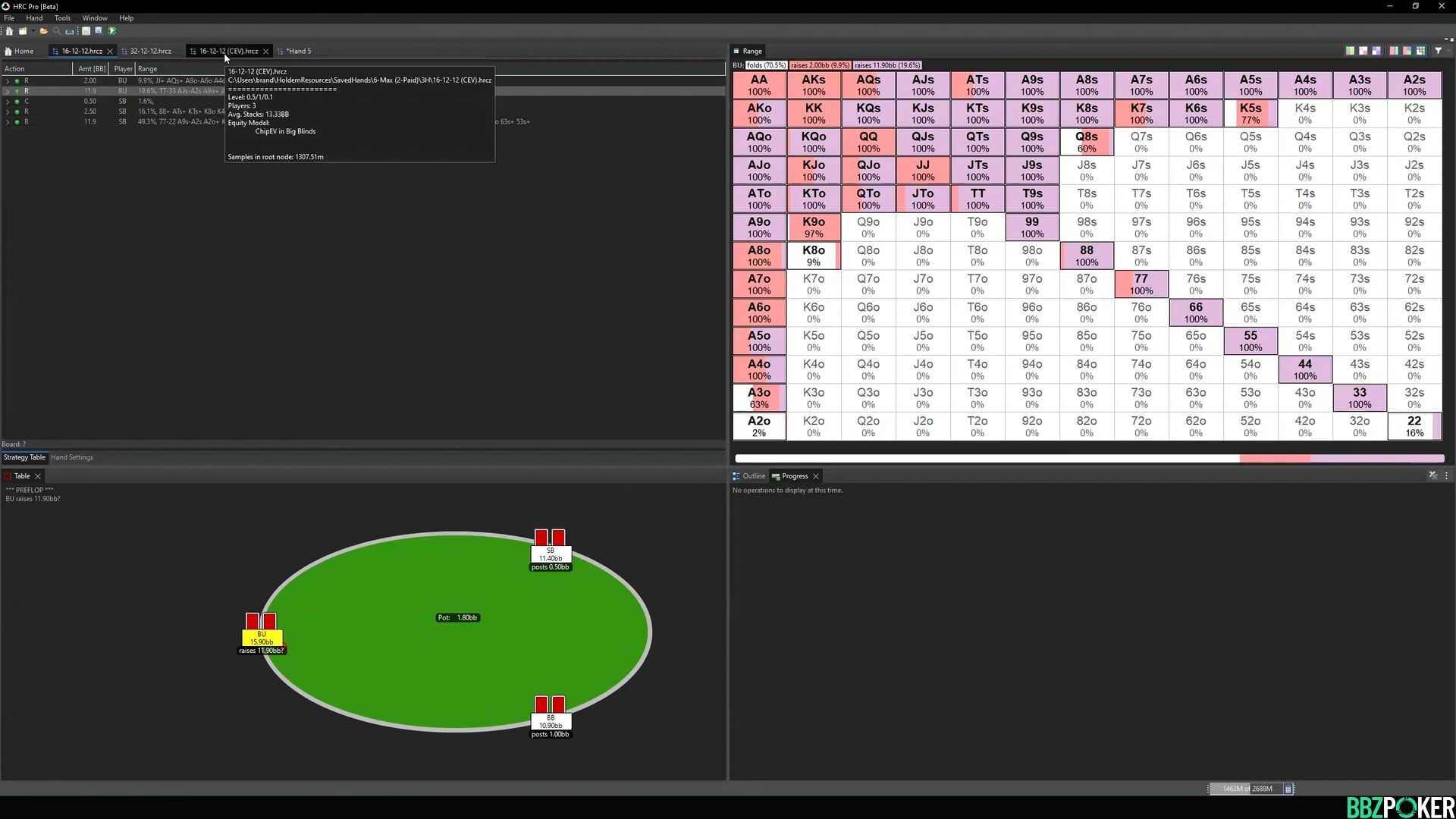 6-Max SNG – More Bubble Work In HRC & Postflop ICM Trainer