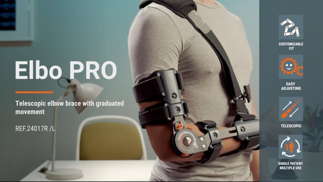 Elbo PRO - Telescopic elbow brace with graduated movement