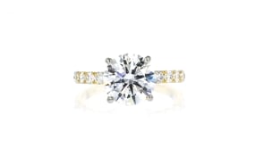 3.50 ct. t.w. Lab-Grown Diamond Ring in 14kt Yellow Gold