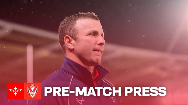 PRE-MATCH PRESS: Willie Peters previews Saturday's St. Helens clash