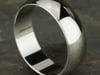 Wedding Band in 10K White Gold, 7MM