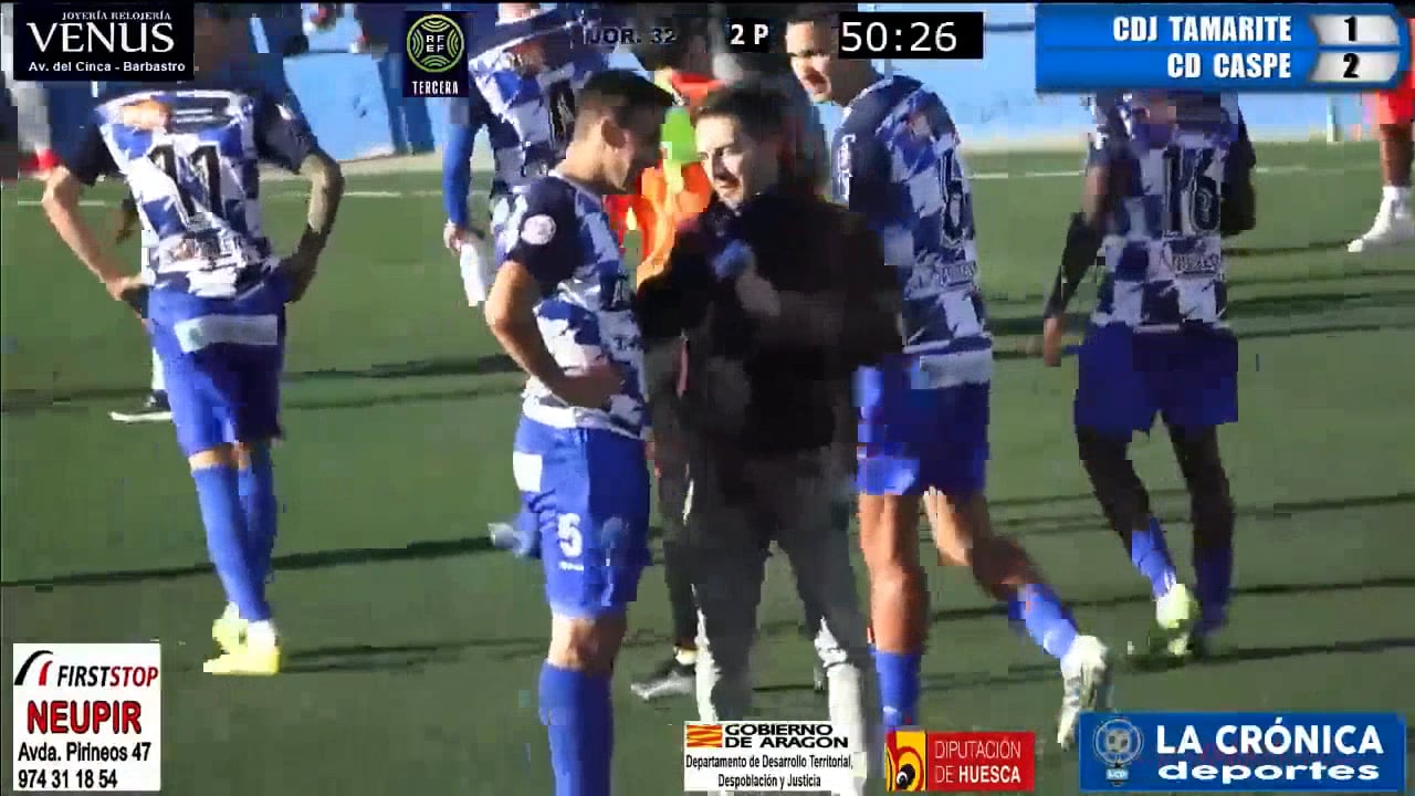 VARILLA Y SOLA (Jugadores Tamarite) CDJ Tamarite 1-2 CD Caspe / Jor. 32 / Tercera Rfef