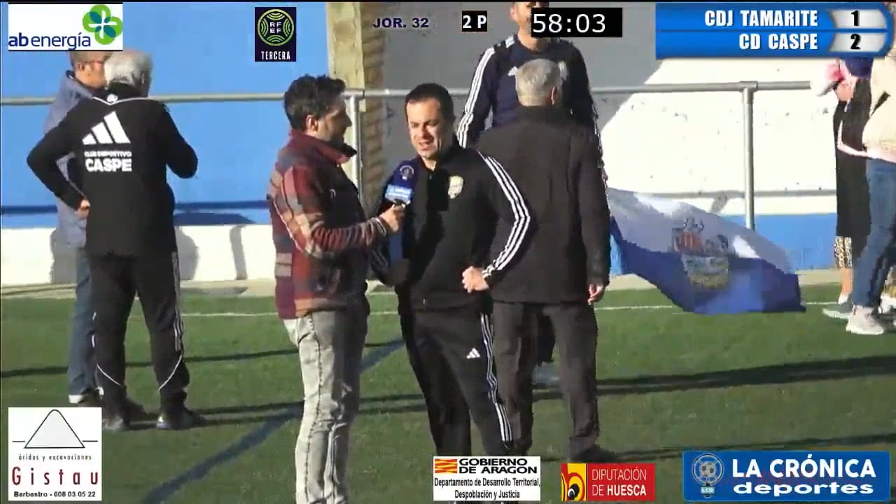 ROTELLAR, BARRI, BURILLO, JAVI ROMERO (Protagonistas Caspe) CDJ Tamarite 1-2 CD Caspe / Jor. 32 / Tercera Rfef