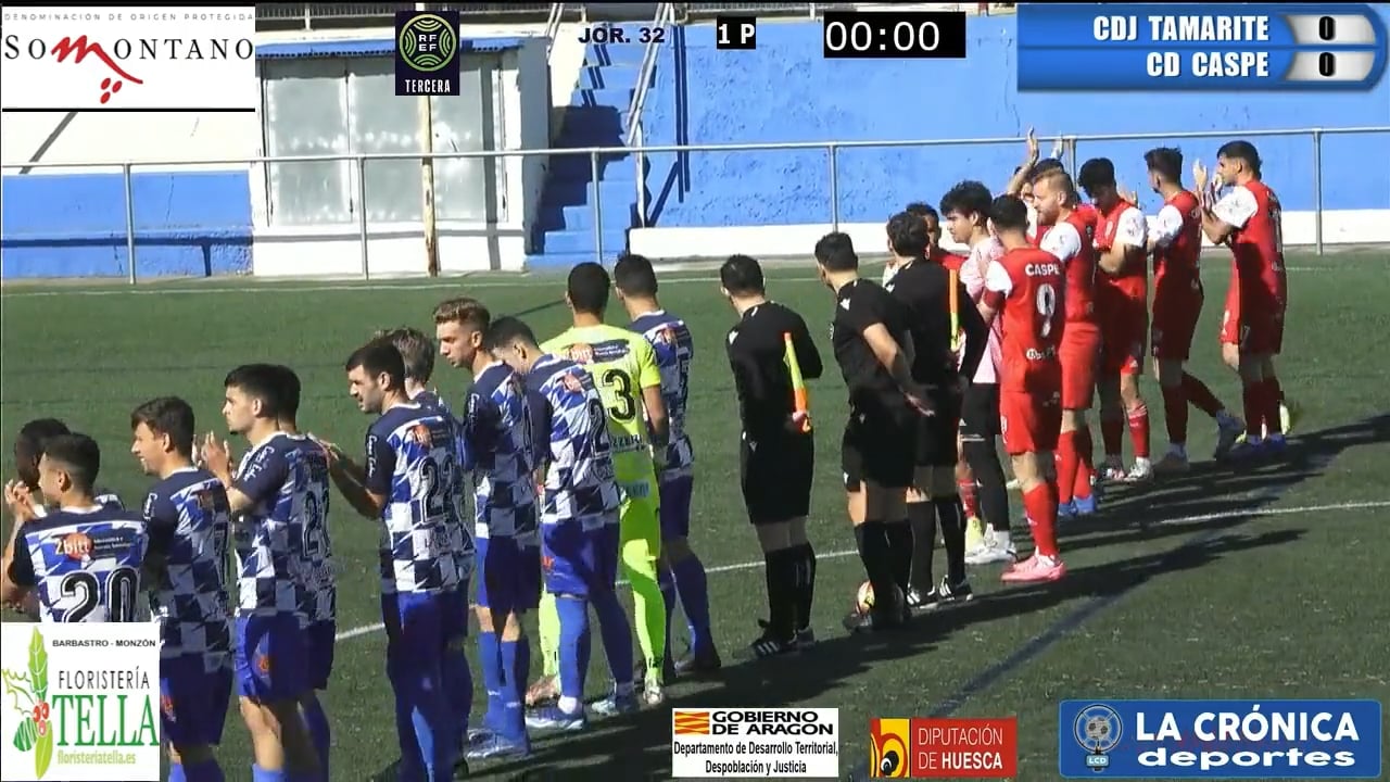 (RESUMEN Y GOLES) CDJ Tamarite 1-2 CD Caspe / Jor. 32 / Tercera Rfef