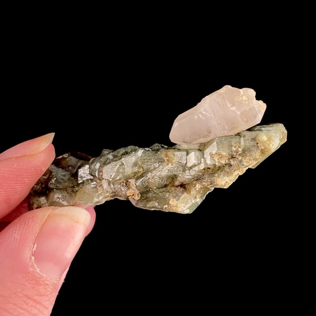 Fluorapatite (''Faden''-esque specimen) with Quartz