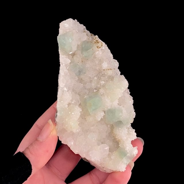 Fluorite on Quartz