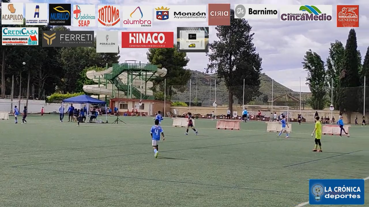 OLIVER Y FUNDACIÓN  BADALONA VENCEDORES DEL  VII  TORNEO ALEVÍN  F7 TEMPLARIO  CIUDAD DE MONZÓN  ORGANIZADO  POR RIVER  MONZÓN