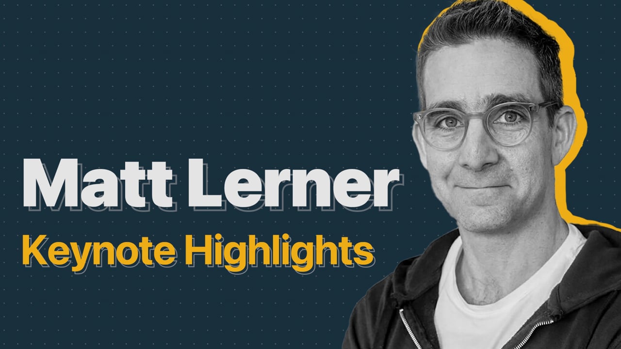 Matt Lerner Speaker Reel