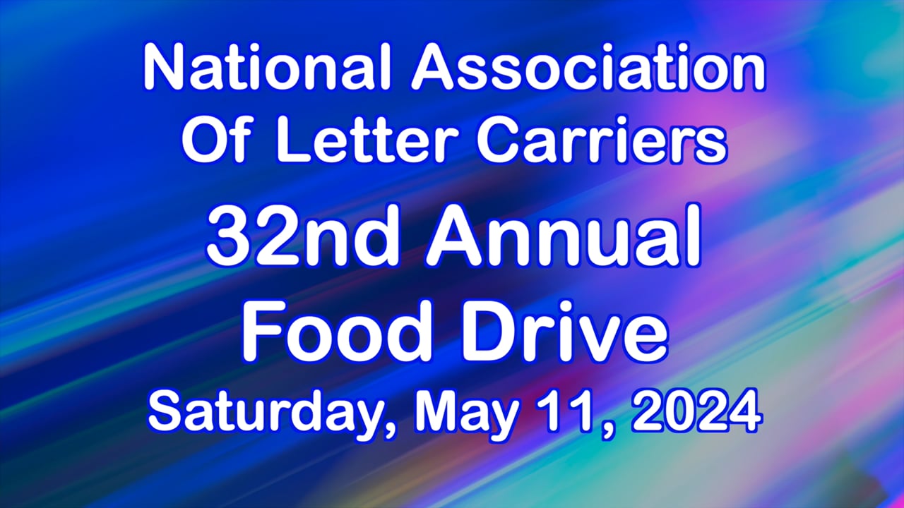 National Association of Letter Carriers 2024 Food Drive -Taunton