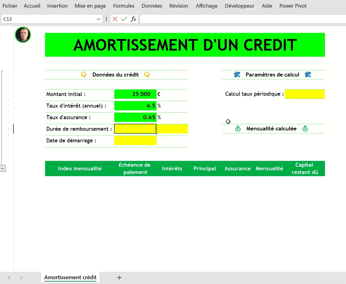 tableau-d-amortissement-d-un-cr-dit-sous-excel-on-vimeo