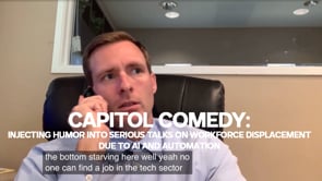Capitol Comedy: Injecting Humor into Serious Talks on Workforce Displacement due to AI and Automation