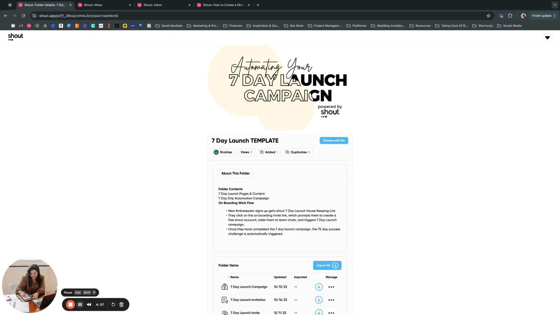 7 Day Launch Campaign Tutorial on Vimeo