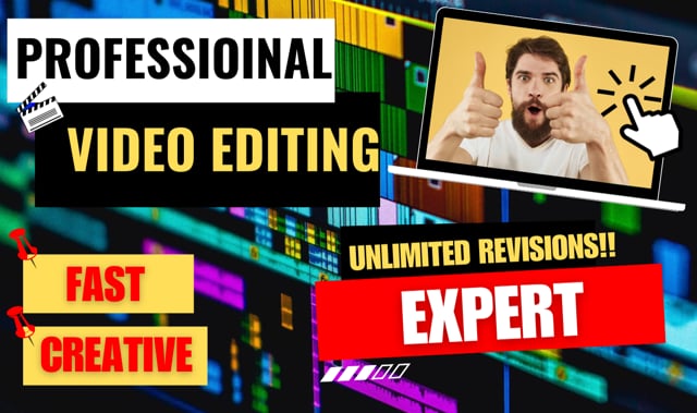 do professional video editing for YouTube and social media