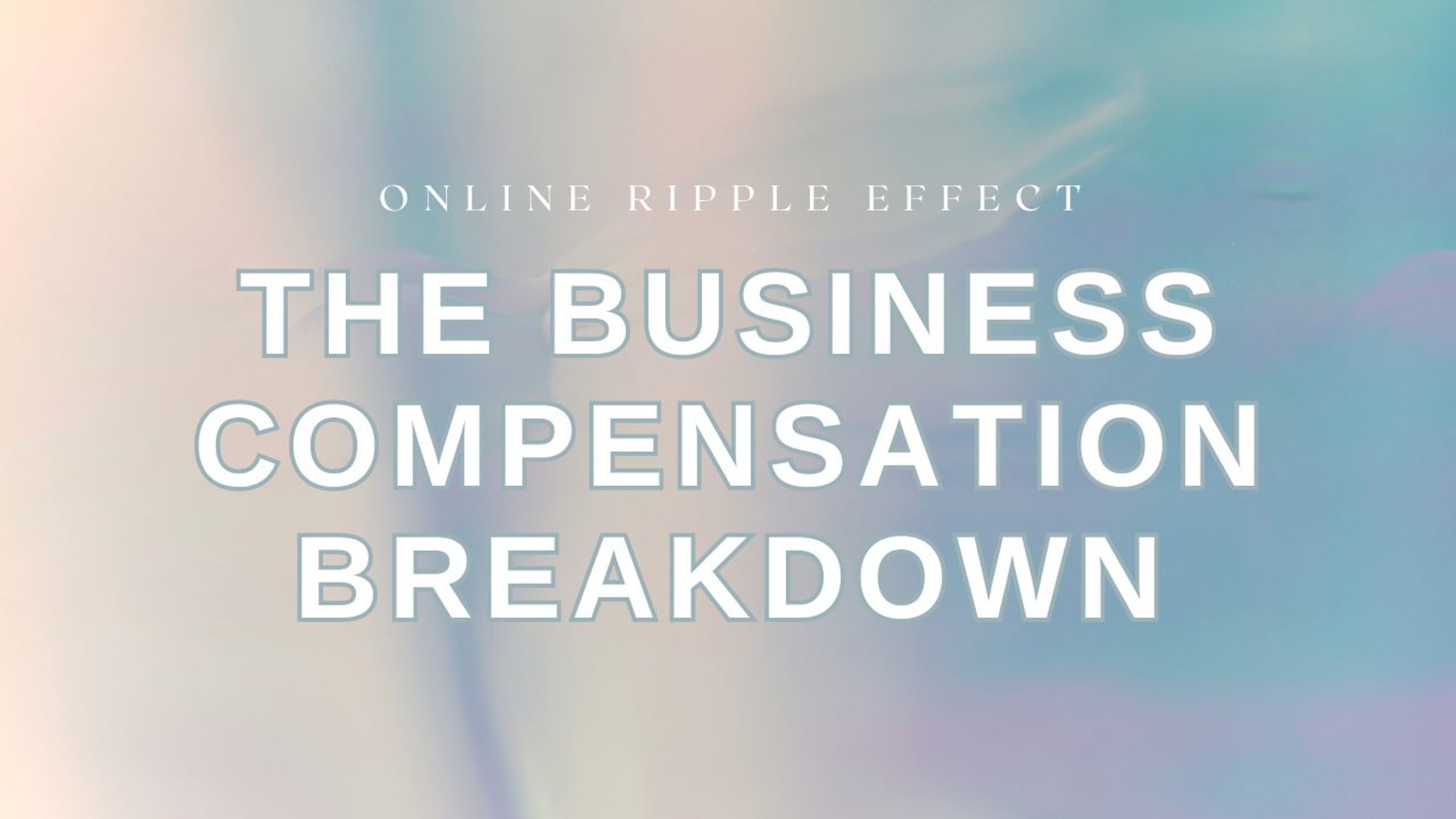 Business Compensation Plan