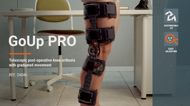 Go up PRO - Telescopic post-operative knee orthosis with graduated movement 