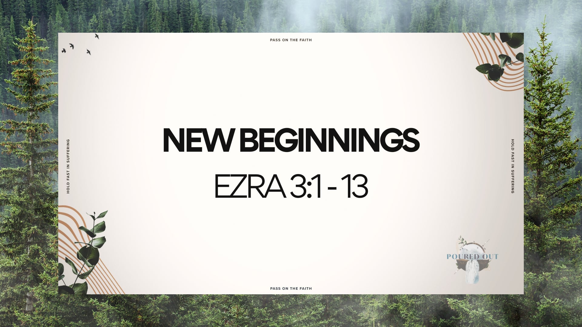 New Beginnings - May 5, 2024
