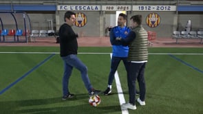 Aday Benítez té ganes de continuar a la banqueta del FC l'Escala