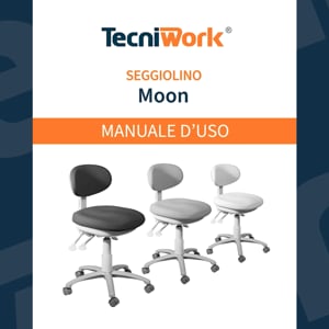 Moon - Professional chair with ergonomic seat and backrest