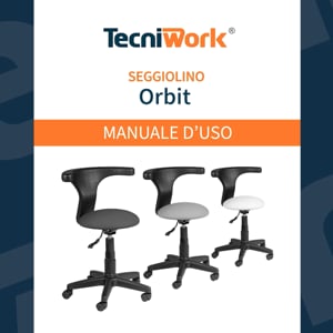 Orbit - Chaise professionnelle avec dossier pivotant